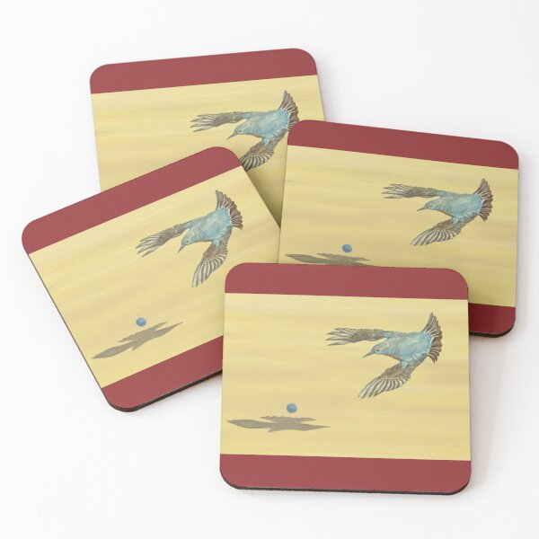 Item preview, An adorable blue bird at beautiful sunset designed and sold by greenPQBstudio.