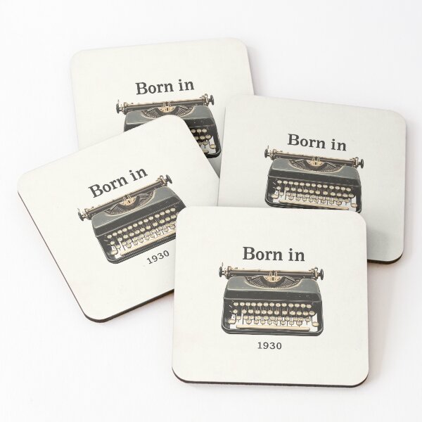 Item preview, Vintage Typography Design - "Born in 1930 designed and sold by ArtPetrenko90.
