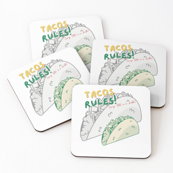 Item preview, Taco Rules: every bite is a fiesta designed and sold by ElixirCraft.