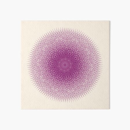 Abstract Mandala 80 Art Board Print
