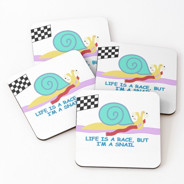 Item preview, Life is a race, but I’m a snail. designed and sold by The Ink Nest..