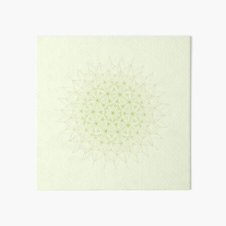 Abstract Mandala 88 Art Board Print