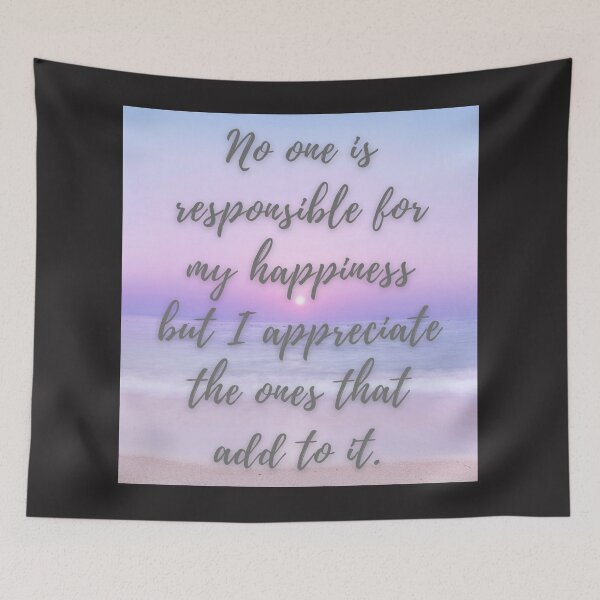 Item preview, Happiness Begins Within, Grows with Connection - Black designed and sold by PsyFlow35.