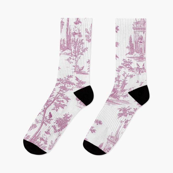 Item preview, Pink Vintage Print - Pink Toile - Bohemian Print designed and sold by DreamersPlan.