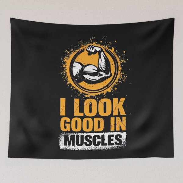 Item preview, I look good in muscles designed and sold by BugiDesignArt.