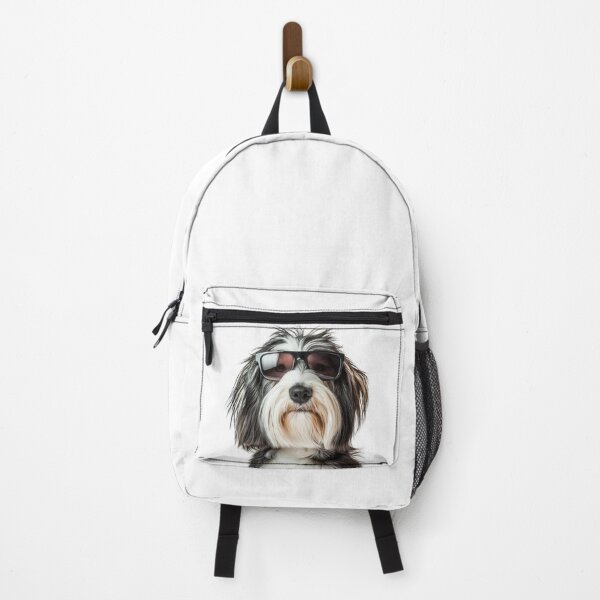 Item preview, Funny cool Bearded Collie Dog wearing sunglasses designed and sold by LazyOwlStore.