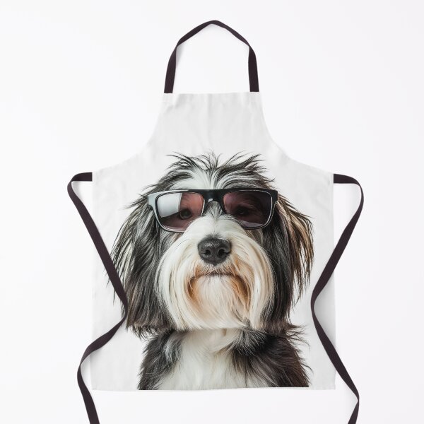 Item preview, Funny cool Bearded Collie Dog wearing sunglasses designed and sold by LazyOwlStore.