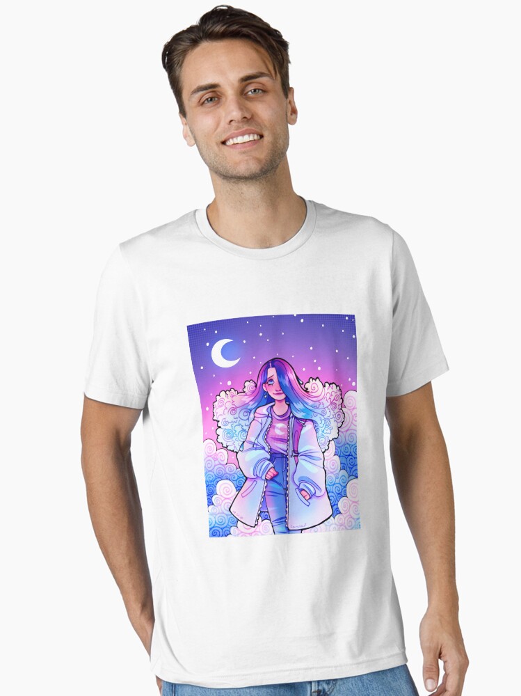 Thumbnail 1 of 7, Essential T-Shirt, Cloud Girl designed and sold by Larunart.