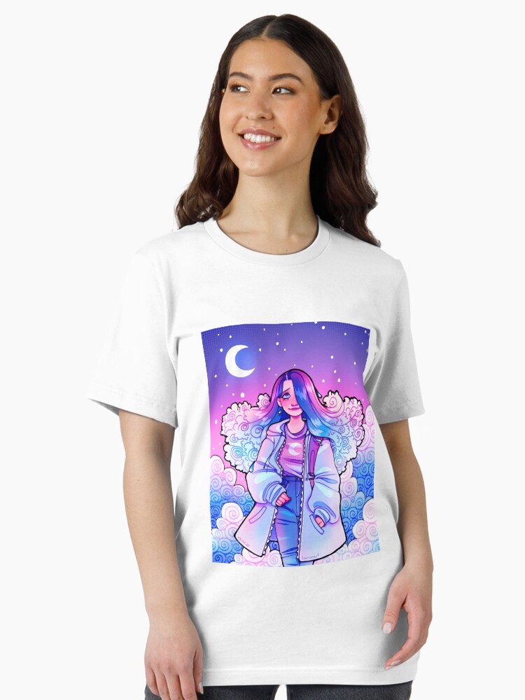 Thumbnail 2 of 7, Essential T-Shirt, Cloud Girl designed and sold by Larunart.