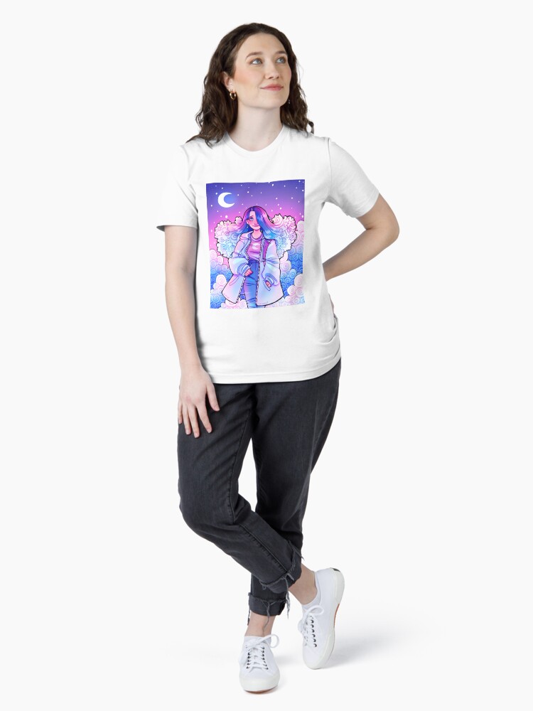 Thumbnail 4 of 7, Essential T-Shirt, Cloud Girl designed and sold by Larunart.