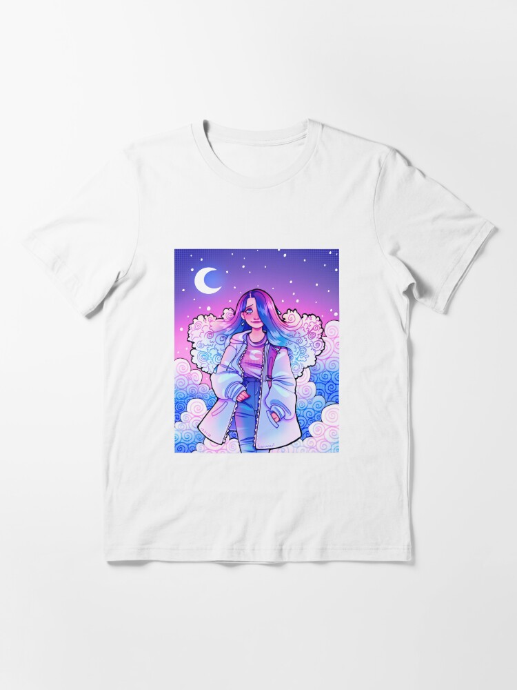 Thumbnail 3 of 7, Essential T-Shirt, Cloud Girl designed and sold by Larunart.