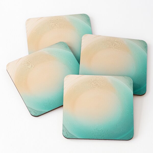 Item preview, Beige to Teal Concentric Circles 1 designed and sold by SparroCreative.
