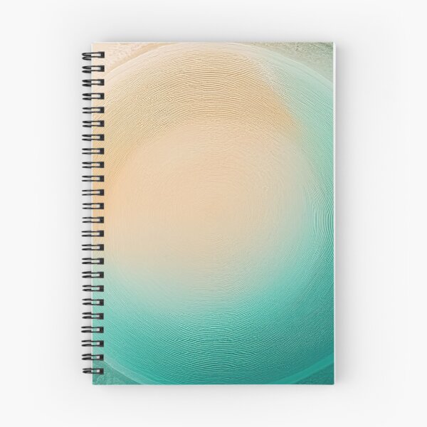 Item preview, Beige to Teal Concentric Circles 1 designed and sold by SparroCreative.