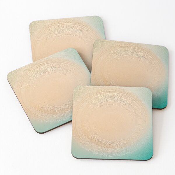 Item preview, Beige to Teal Concentric Circles 2 designed and sold by SparroCreative.