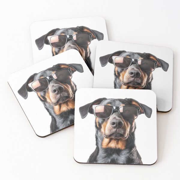 Item preview, Funny cool Beauceron Dog wearing sunglasses designed and sold by LazyOwlStore.