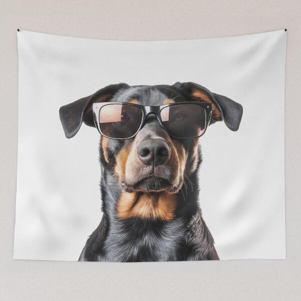 Item preview, Funny cool Beauceron Dog wearing sunglasses designed and sold by LazyOwlStore.