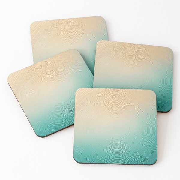 Item preview, Beige to Teal Concentric Circles 3 designed and sold by SparroCreative.