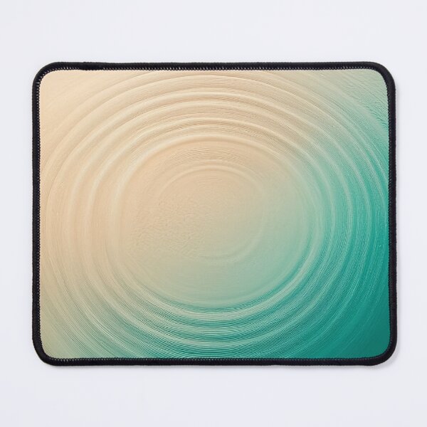Item preview, Beige to Teal Concentric Circles 4 designed and sold by SparroCreative.