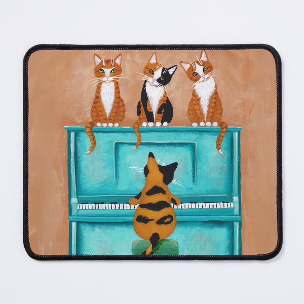 Item preview, A Purrfect Piano Purrformance designed and sold by KilkennyCat Art.