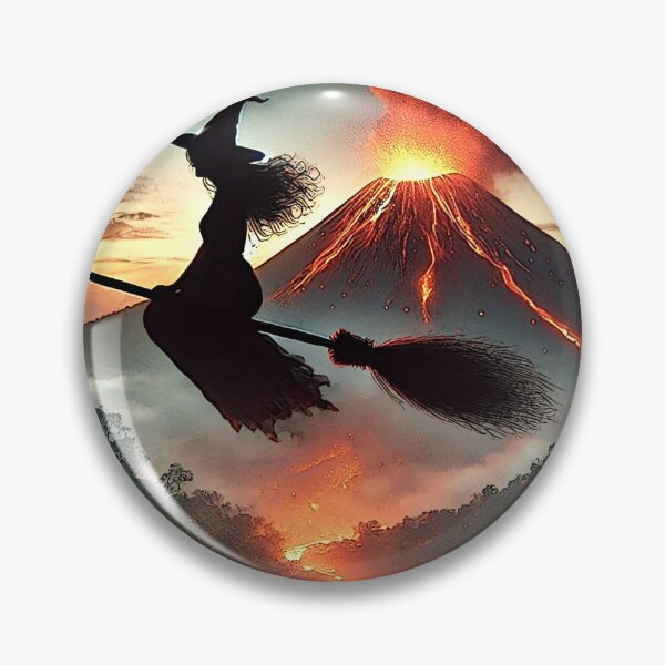Item preview, volcano witch 2025 tileartwork designed and sold by tileartwork.