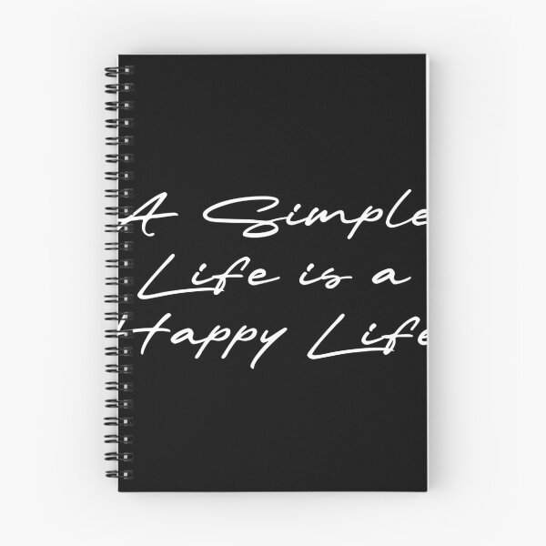 Item preview, A Simple Life is a Happy Life designed and sold by Ninjacatoff.