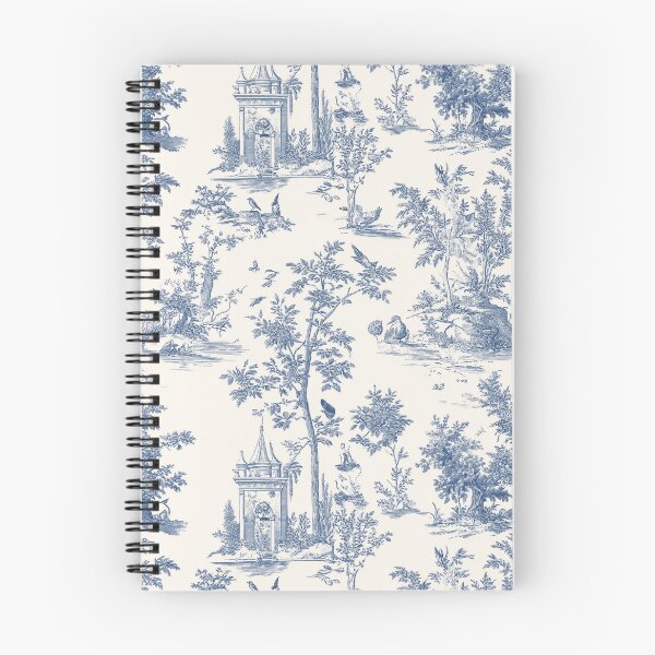 Item preview, Blue Vintage Print - Blue Toile - Bohemian Print - Cream designed and sold by DreamersPlan.