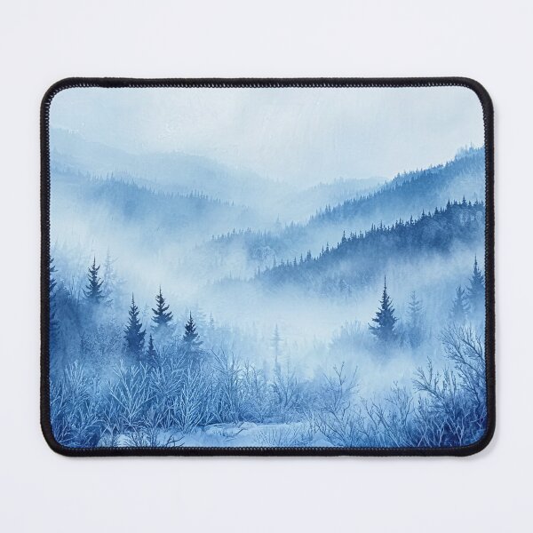 Item preview, Blue Misty Mountain 2 designed and sold by SparroCreative.