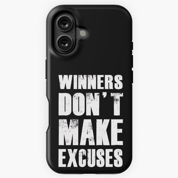 Item preview, Winners don't make excuses designed and sold by BugiDesignArt.
