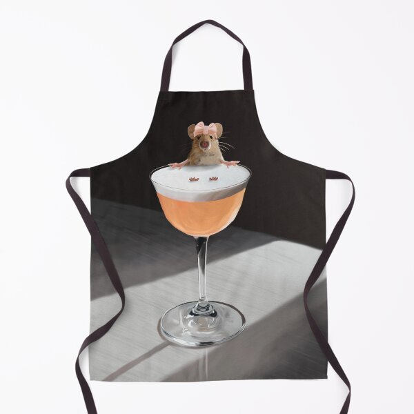 Item preview, Cute Mouse in a Cocktail Glass designed and sold by Whimsy-Wildlife.