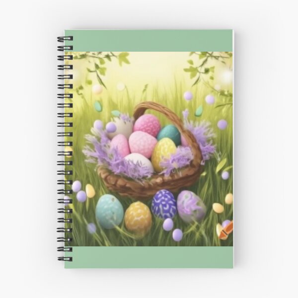 Item preview, Flores de primavera y cesta de Pascua designed and sold by lanasworld.