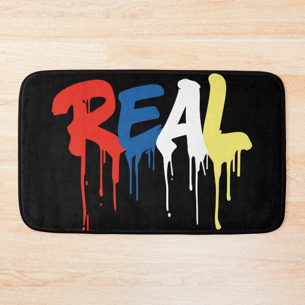 Item preview, Colourful "REAL" Typography Art designed and sold by StyleTee11.