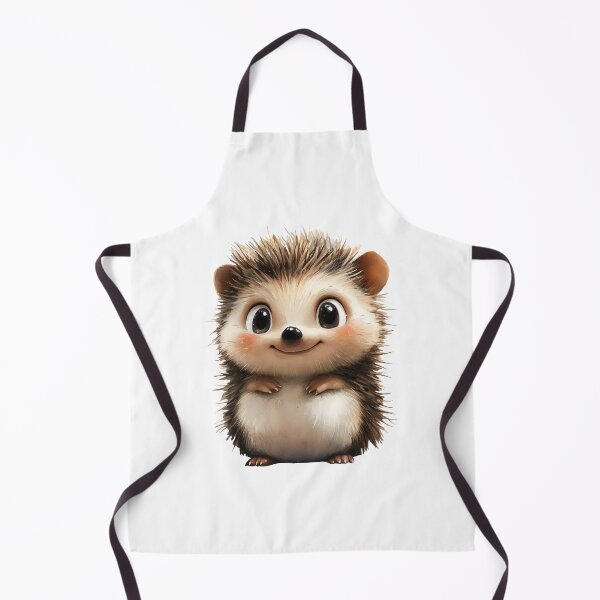 Item preview, Cute Baby Hedgehog Cartoon – Kawaii Forest Animal with Big Eyes designed and sold by Art of Ngu.
