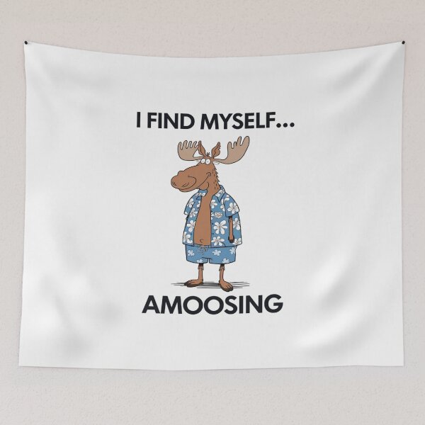 Item preview, Moose, nature, Hawaiian, vacation, funnyfits70, Humor, Funny, retro, vintages, funny quotes, animal humor, designed and sold by FunnyFits70.