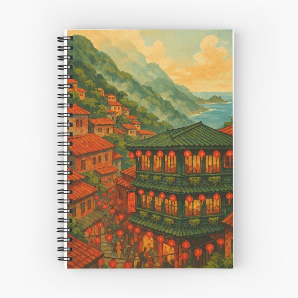 Item preview, Night Lantern Lights of Jiufen Old Street in Taiwan designed and sold by Places On Earth.
