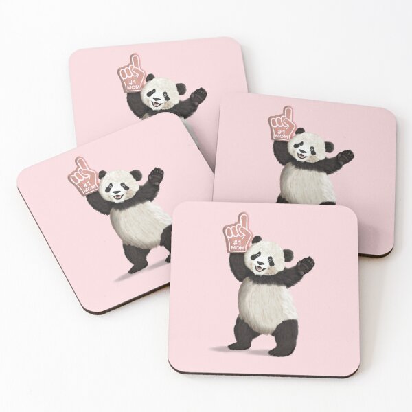 Item preview, Number One Mom Panda Fan designed and sold by Whimsy-Wildlife.