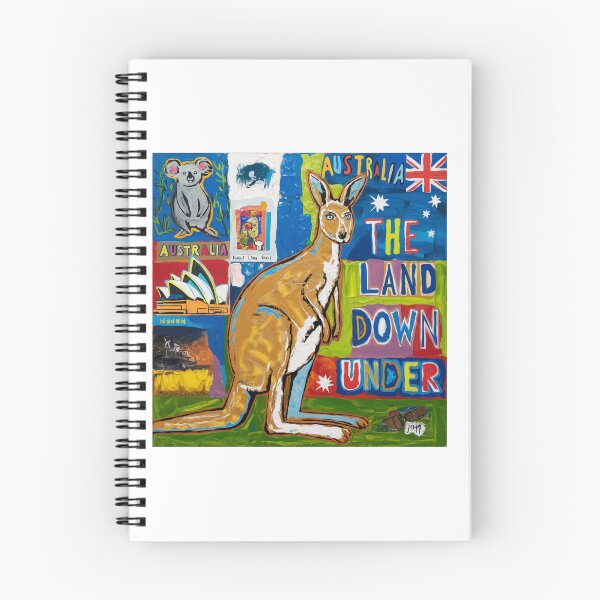 Item preview, Hopping Through the Land Down Under, Australia, Kangaroo, funnyfits70, Humor, Funny, retro, vintages, funny quotes, animal humor, designed and sold by FunnyFits70.
