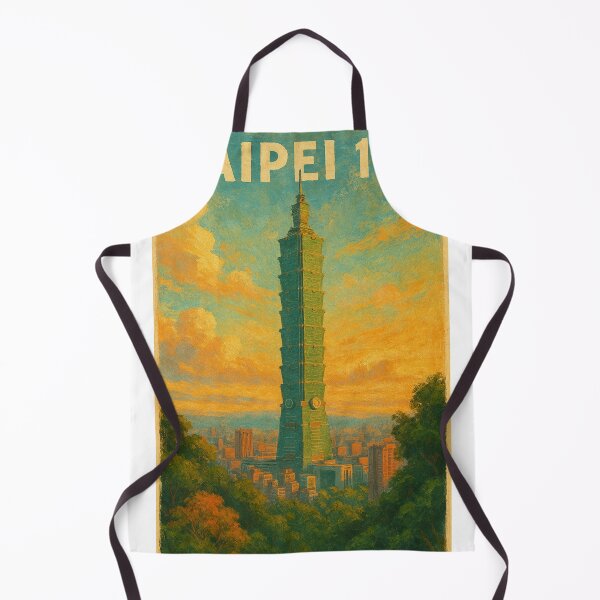 Item preview, Taipei 101 Tower at Sunset with City Skyline and Forest Framing designed and sold by Places On Earth.