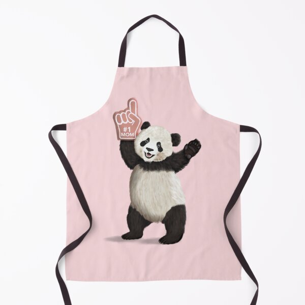 Item preview, Number One Mom Panda Fan designed and sold by Whimsy-Wildlife.