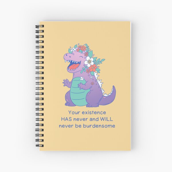 Item preview, Positive Dino Affirmation | Wholesome Flower Crown Dinosaur designed and sold by Jess.a.creates.