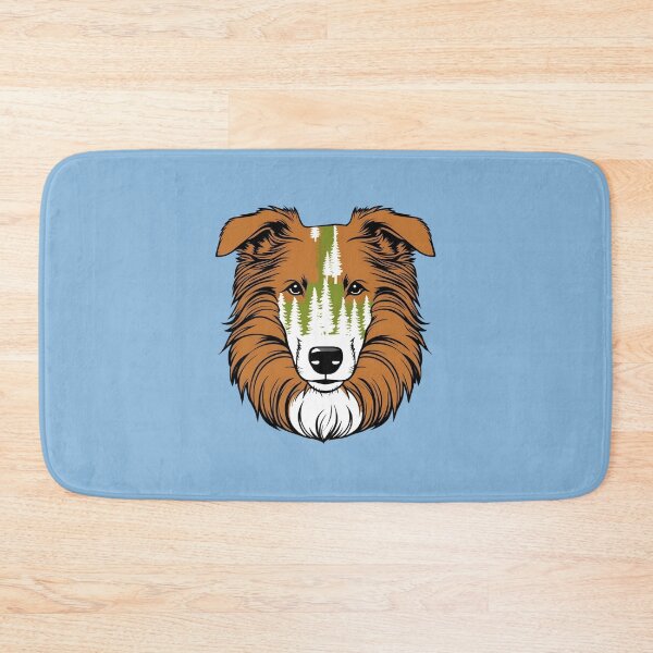 Item preview, Forest Silhouette of a Rough Collie designed and sold by GoodyPaws.