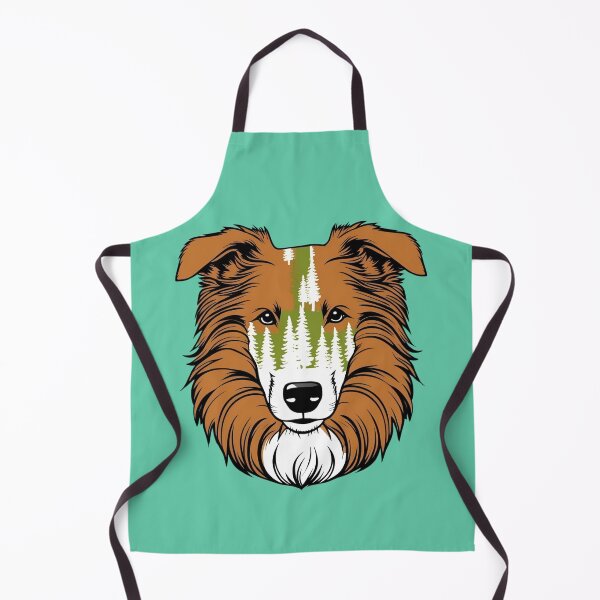 Item preview, Forest Silhouette of a Rough Collie designed and sold by GoodyPaws.
