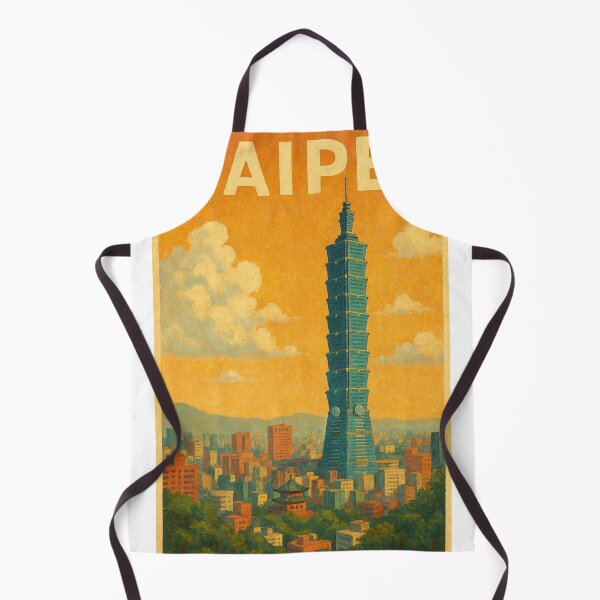 Item preview, Taipei 101 Skyline at Sunset with City Skyline and Forest Framing designed and sold by Places On Earth.