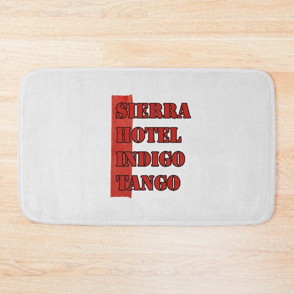 Artikelvorschau, Sierra Hotel Indigo Tango - Rot entworfen und verkauft von ClanRaeDesign.