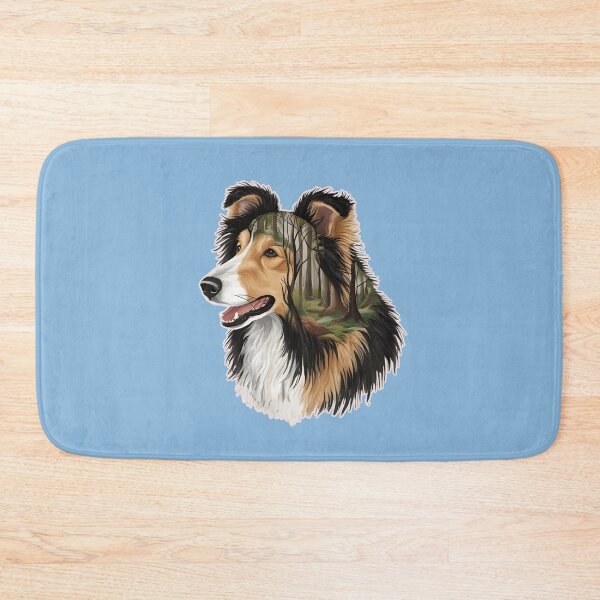 Item preview, Forest Silhouette of a Rough Collie designed and sold by GoodyPaws.