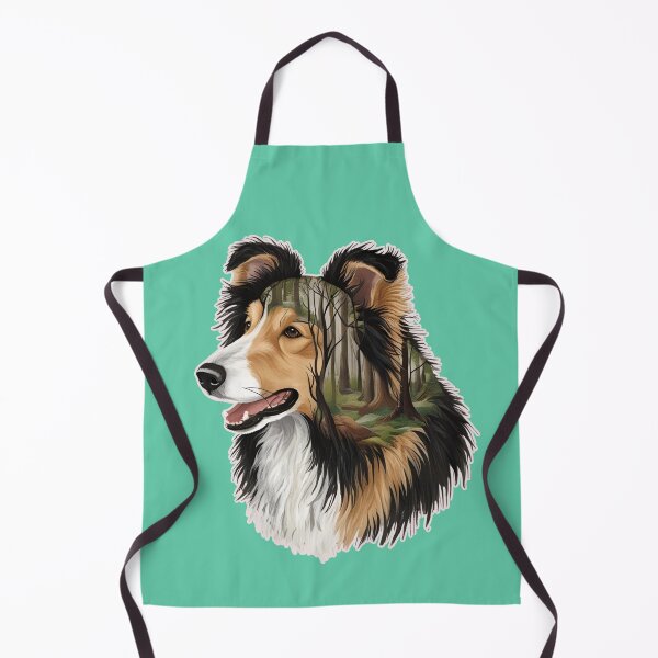 Item preview, Forest Silhouette of a Rough Collie designed and sold by GoodyPaws.