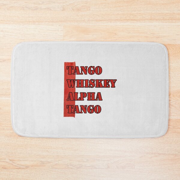 Artikelvorschau, Tango Whisky Alpha Tango - Rot entworfen und verkauft von ClanRaeDesign.