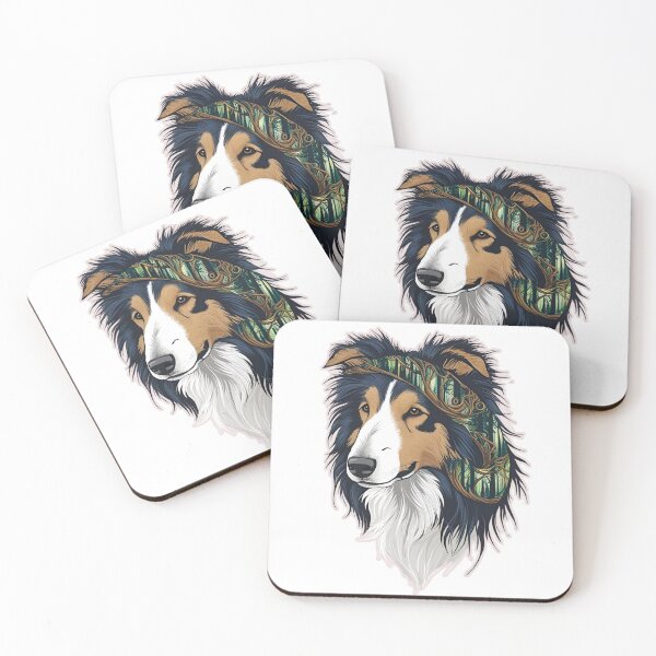 Item preview, Forest Silhouette of a Rough Collie designed and sold by GoodyPaws.
