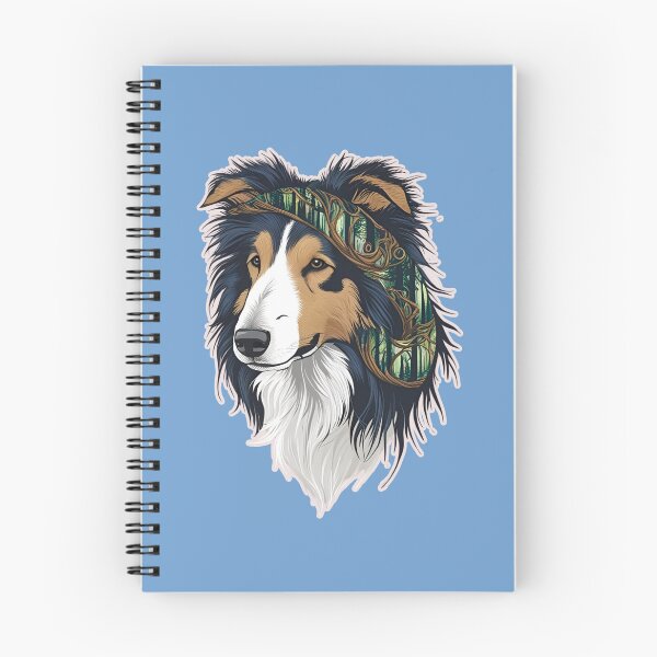 Item preview, Forest Silhouette of a Rough Collie designed and sold by GoodyPaws.