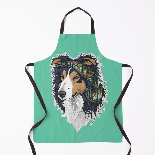 Item preview, Forest Silhouette of a Rough Collie designed and sold by GoodyPaws.