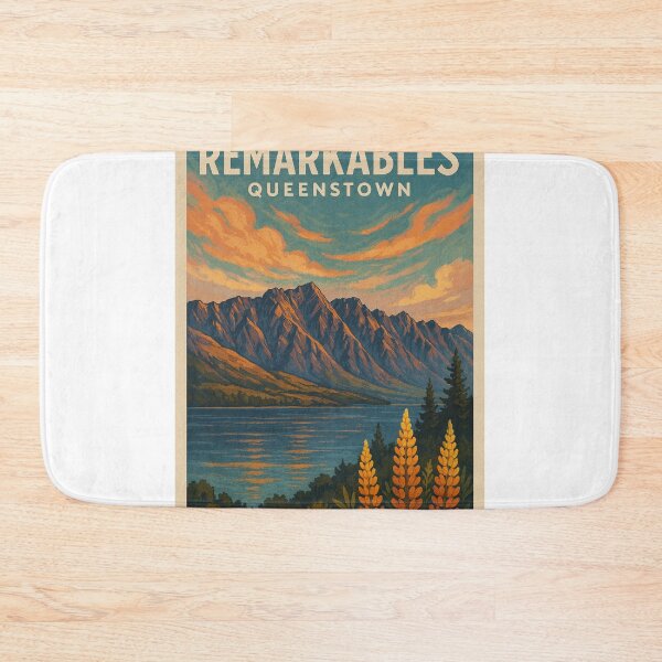 Item preview, Sunset Over The Remarkables Mountain Range in Queenstown designed and sold by Places On Earth.